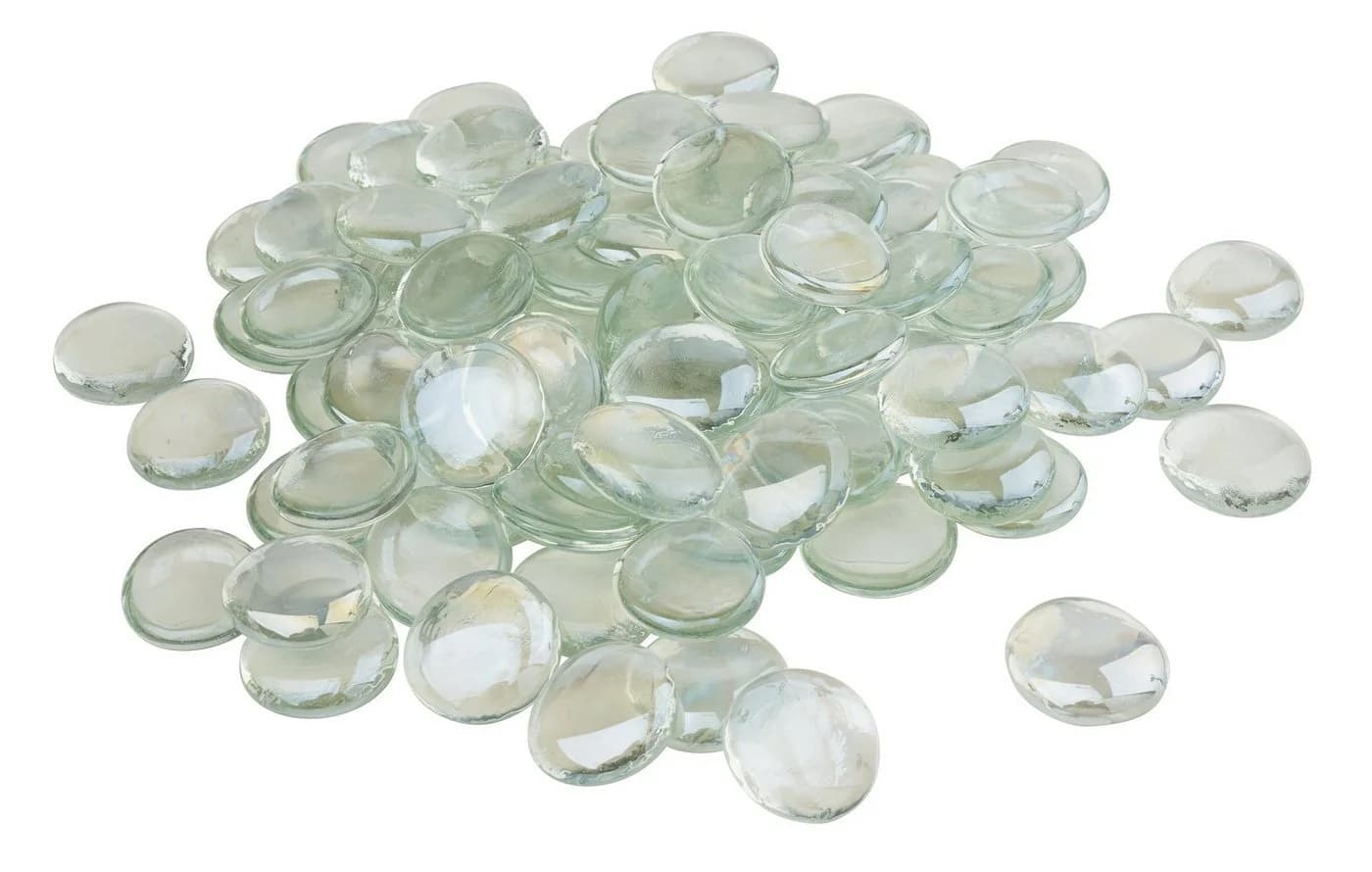 VBS XXL Dekoobjekt Glas-Muggelsteine Klar 1 kg
