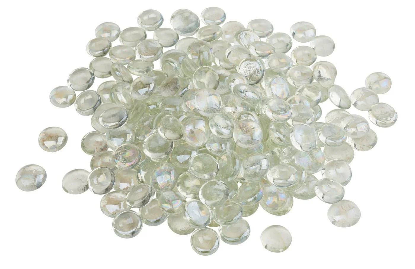 VBS XXL Dekoobjekt Glas-Muggelsteine Klar 1 kg