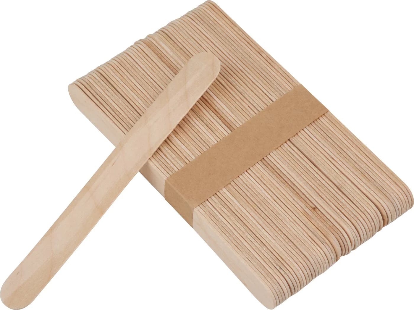 VBS XXL Holzspatel 50 Stück 15 cm Unbemalt Bastelmaterial
