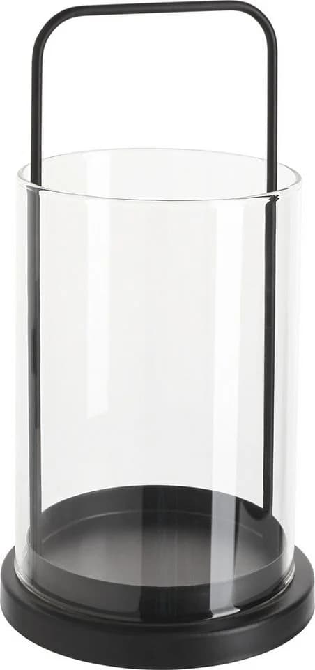 VBS Windlicht Laterne Noir 2 St Metall Glas