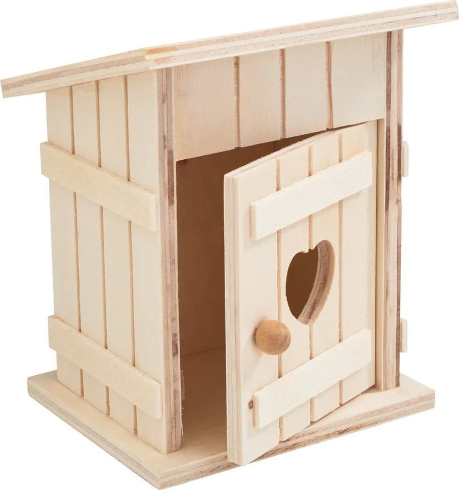 VBS Miniatur Toilettenhäuschen 8x6x10cm