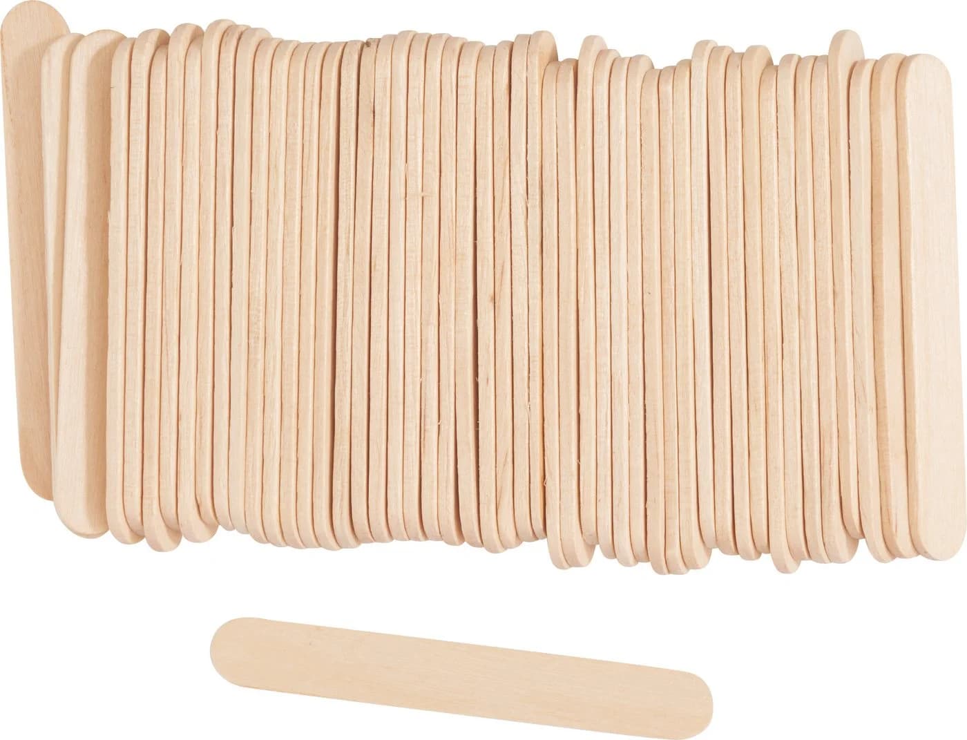 VBS XXL Dekoobjekt Holzstäbchen Birke 50 Stück