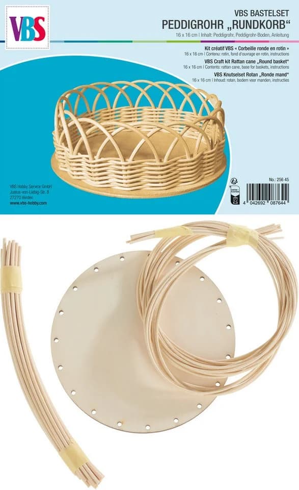 VBS Kreativset Rundkorb 16 x 16 cm