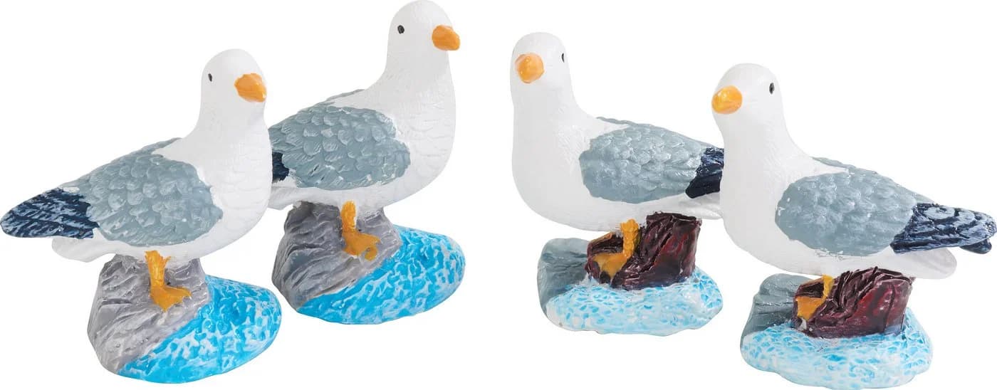 VBS Dekofigur Möwe 4er-Set Polyresin