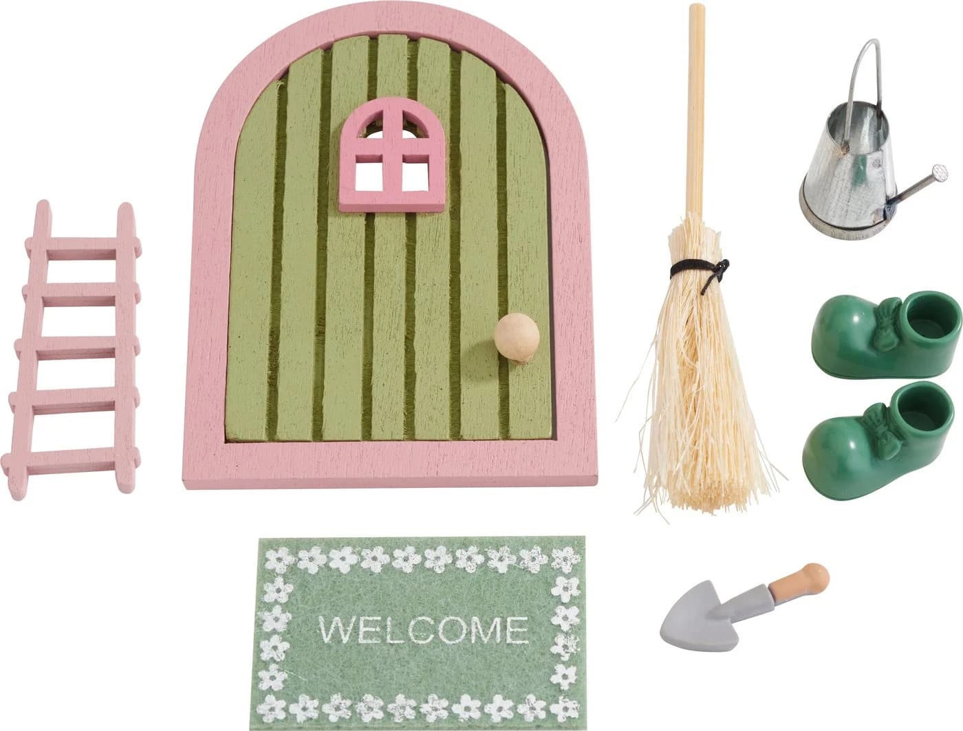 VBS Miniatur Tür-Set Frühling 6-tlg. Bunt