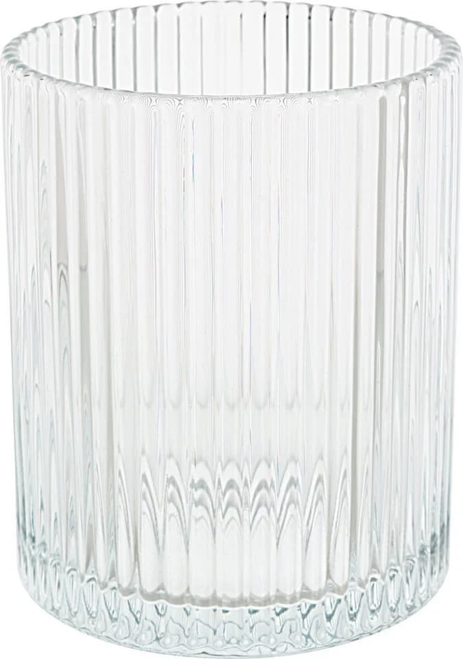 VBS Windlichtglas Liv Geriffelt Glas