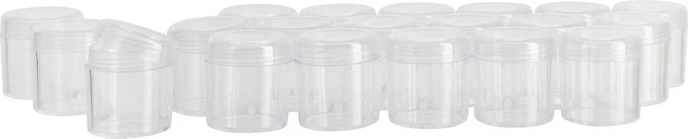 VBS XXL Aufbewahrungsbox 20 Stück Transparent Kunststoff