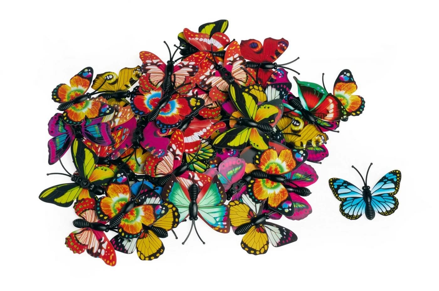 VBS XXL Streudeko Schmetterling 50-teilig Kunststoff