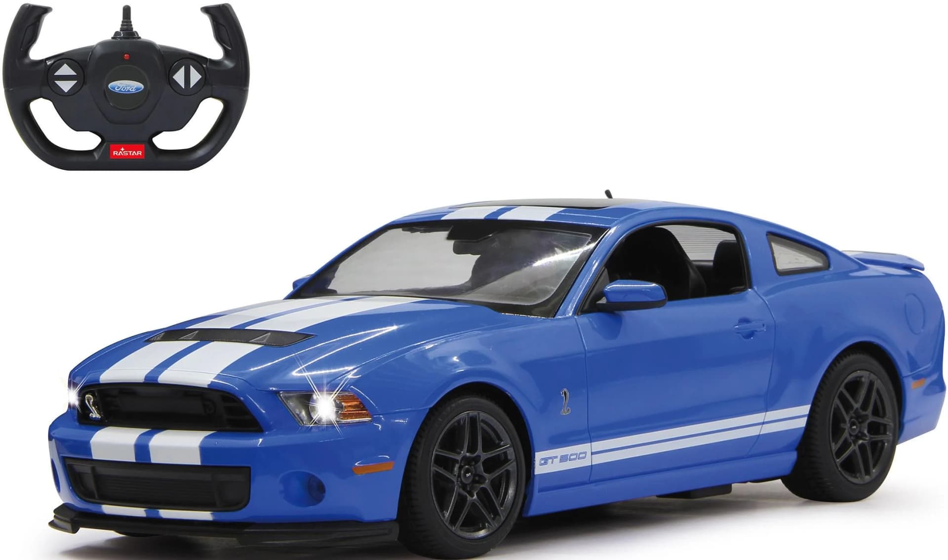 JAMARA RC-Auto Ford Shelby GT500 Blau 27 MHz - Bild 2