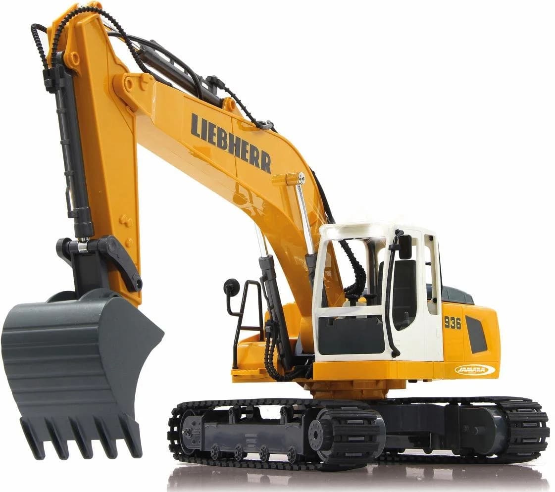 Jamara RC-Bagger R936 Liebherr Gelb mit LED und Sound - Bild 4