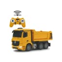 JAMARA RC-Truck Muldenkipper Mercedes Arocs Gelb mit LED-Licht Bild 1