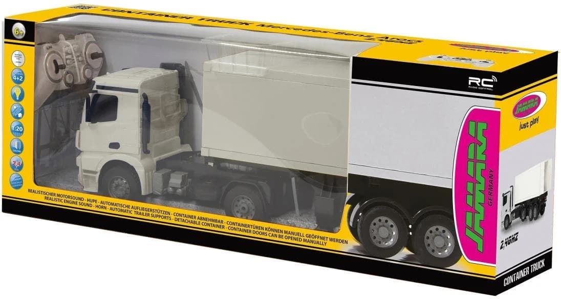 Jamara RC-LKW Mercedes Benz Arocs Weiß mit Container Fernsteuerung - Bild 2