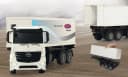 Jamara RC-LKW Mercedes Benz Arocs Weiß mit Container Fernsteuerung Bild 4