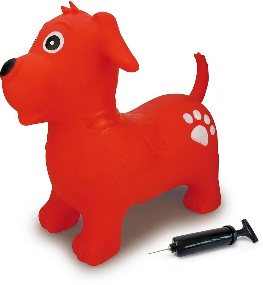 Jamara Hüpftier Hund Rot inkl. Luftpumpe - Bild 2