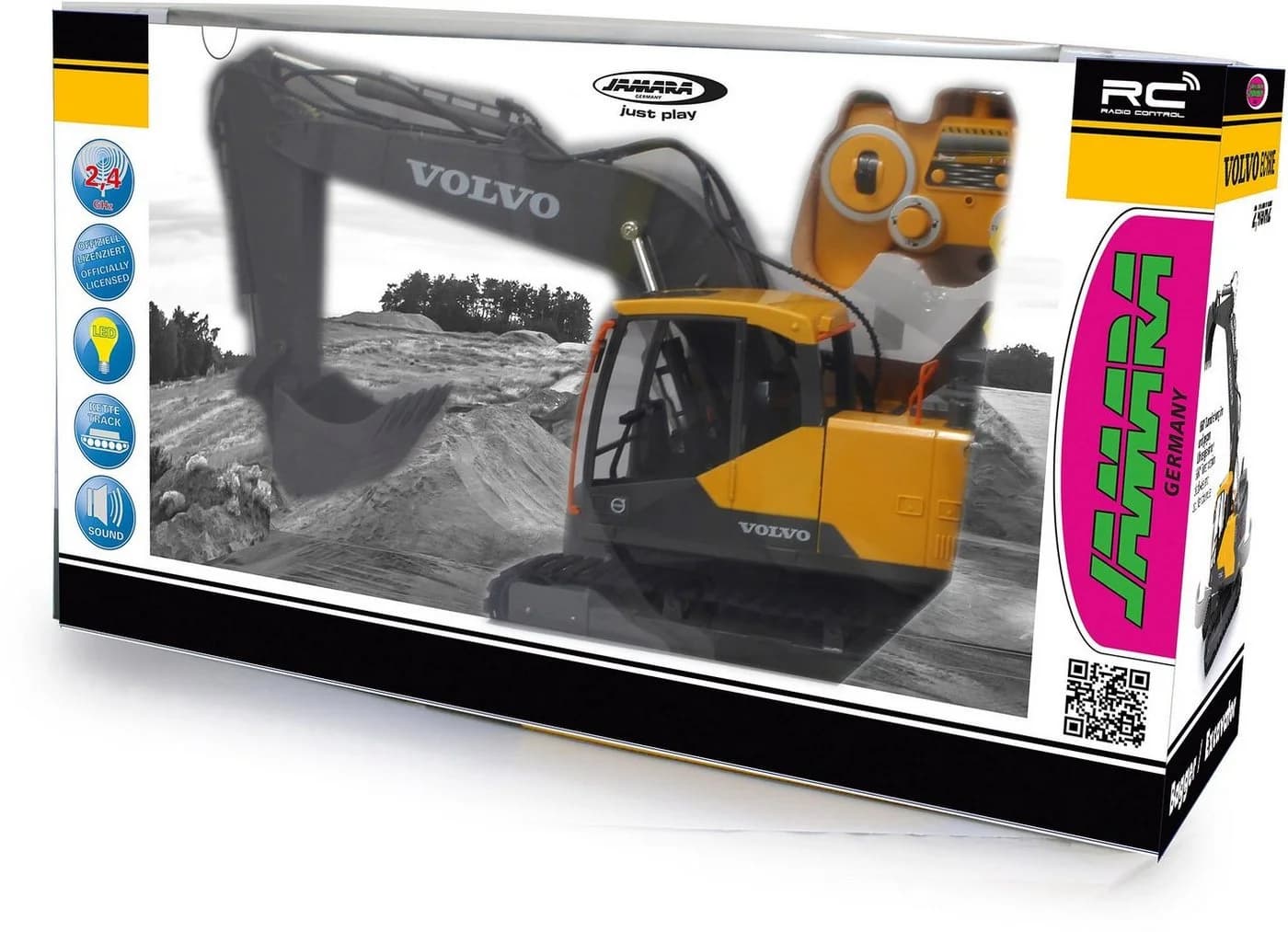 Jamara RC-Bagger Volvo EC160E 2,4GHz Orange/Schwarz