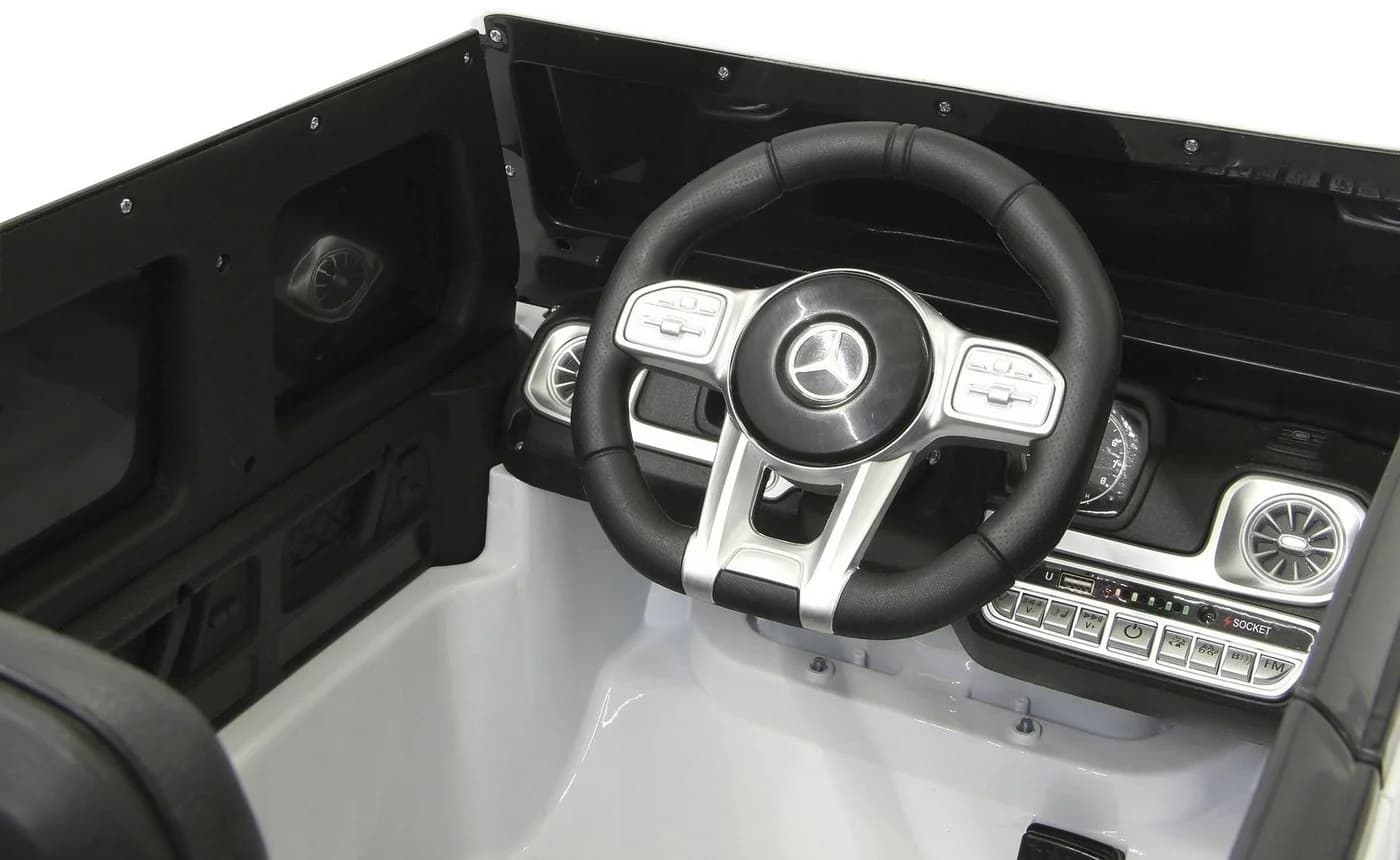 JAMARA Elektro-Kinderauto Mercedes-Benz AMG G 63 Weiß - Bild 5