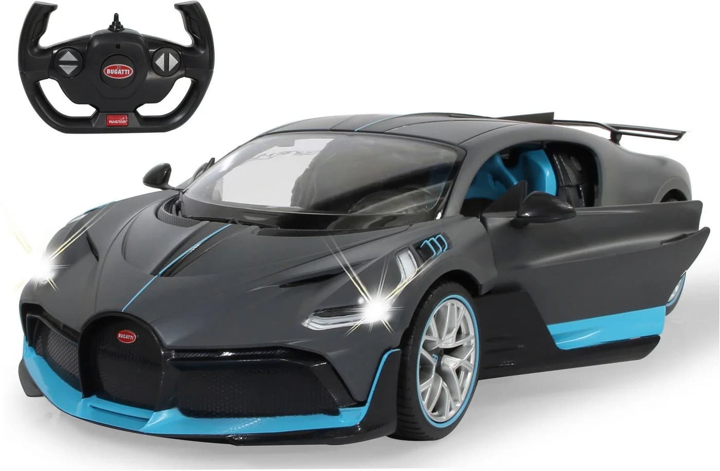 Jamara RC-Auto Bugatti Divo 1:14 Grau Fernlenkfahrzeug - Bild 3