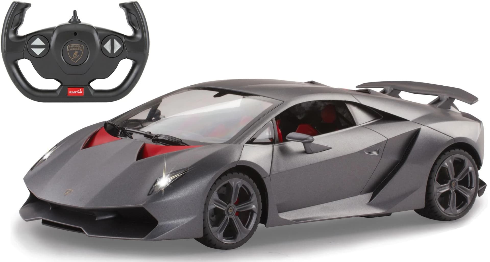 Jamara RC-Auto Lamborghini Sesto Elemento Grau 1:14 mit LED - Bild 2