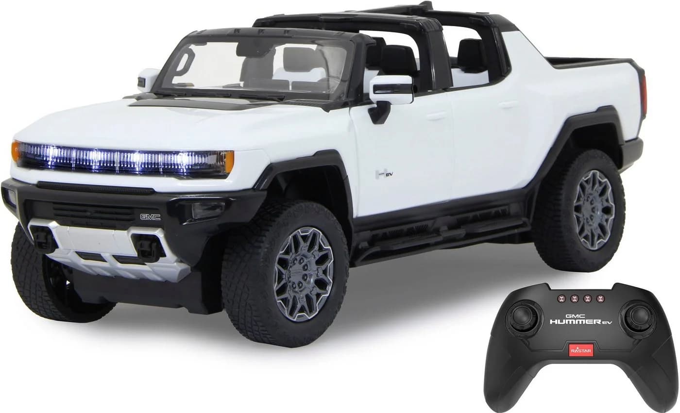 Jamara RC-Auto Deluxe Cars Hummer EV 1:16 Weiß LED-Lichter