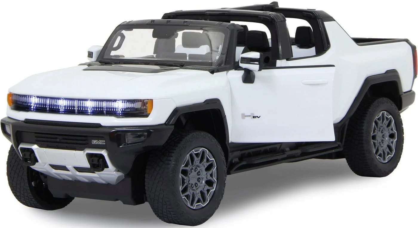 Jamara RC-Auto Deluxe Cars Hummer EV 1:16 Weiß LED-Lichter - Bild 4