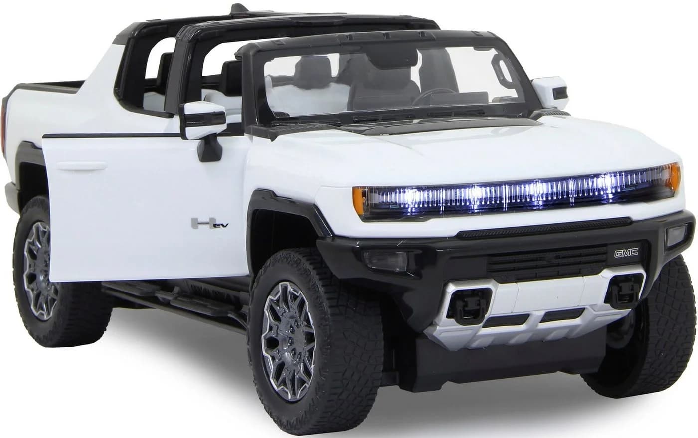 Jamara RC-Auto Deluxe Cars Hummer EV 1:16 Weiß LED-Lichter - Bild 5