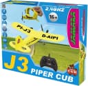 JAMARA RC-Flugzeug Piper J3-CUB 2,4 GHz Gyro Gelb Bild 2