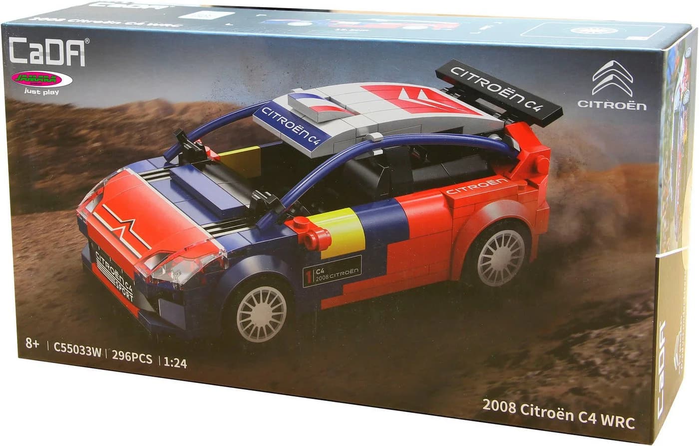 Jamara CaDA 2008 Citroën C4 WRC Konstruktions-Spielset 296 Teile Bunt