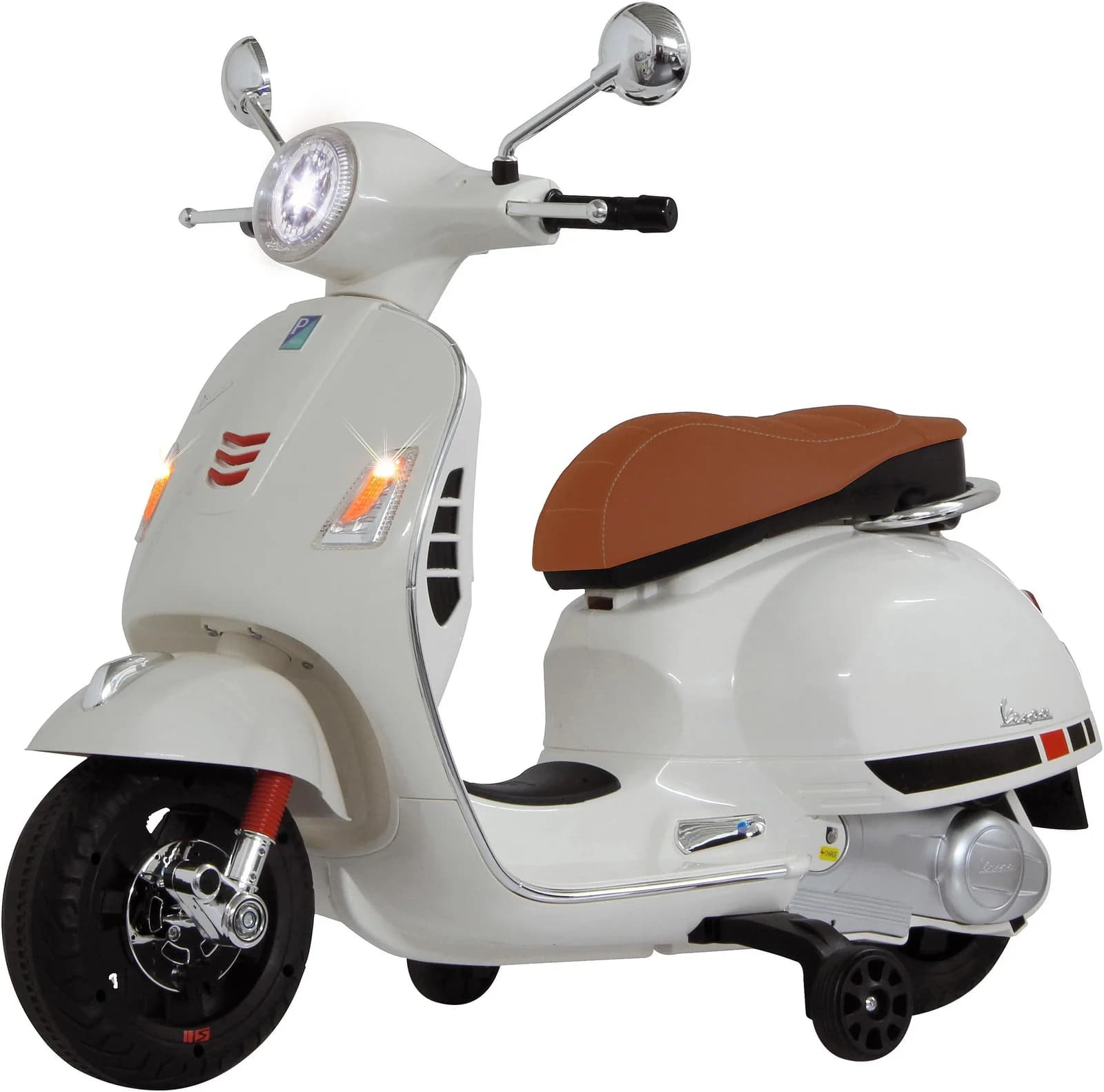 JAMARA Elektro-Kinderroller Vespa GTS 125 weiß mit Lichteffekten - Bild 2
