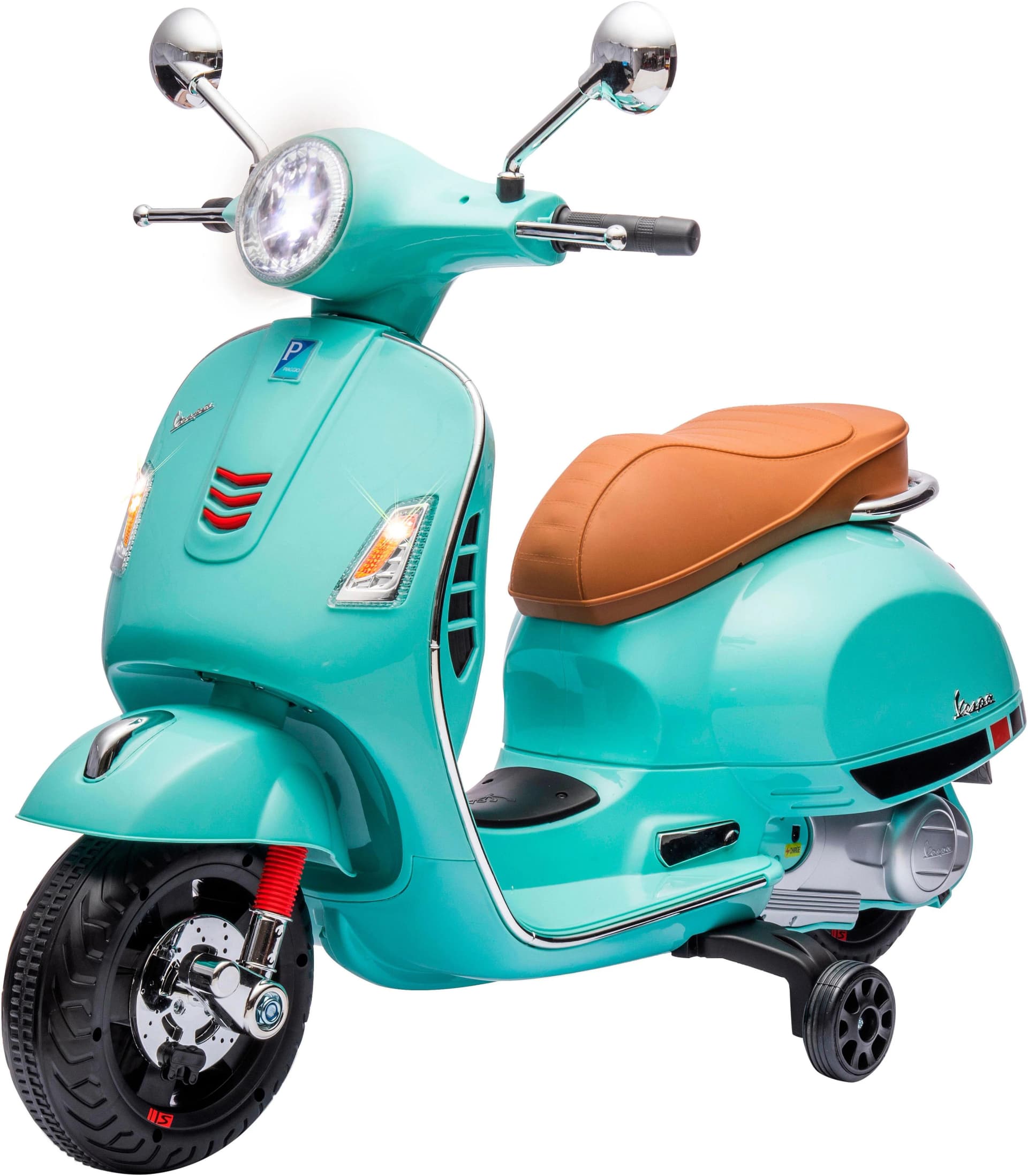 JAMARA Elektro-Kinderroller Vespa GTS 125 mintgrün mit Licht & Sound - Bild 2