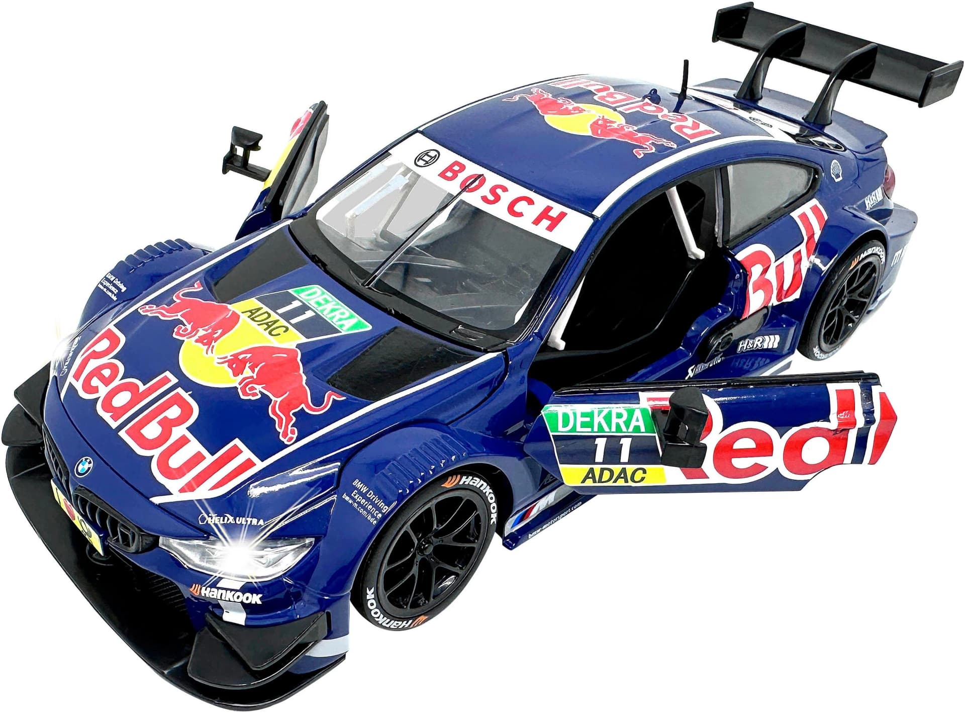JAMARA BMW M4 DTM Diecast Modell blau 1:24 mit LED