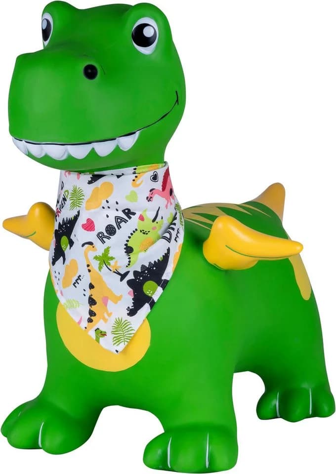 Jamara Hüpftier Dino mit Flügeln HoppyDoo, mit Pumpe, Grün - Bild 4