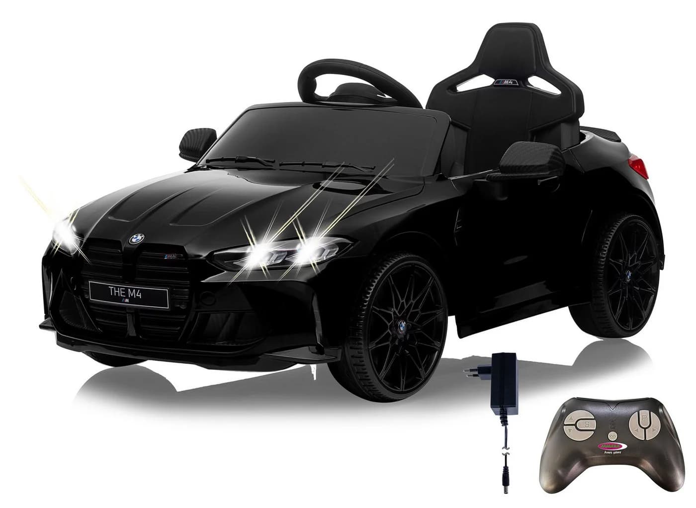 Jamara Elektro-Kinderauto Ride-on BMW M4 schwarz mit Fernsteuerung - Bild 2