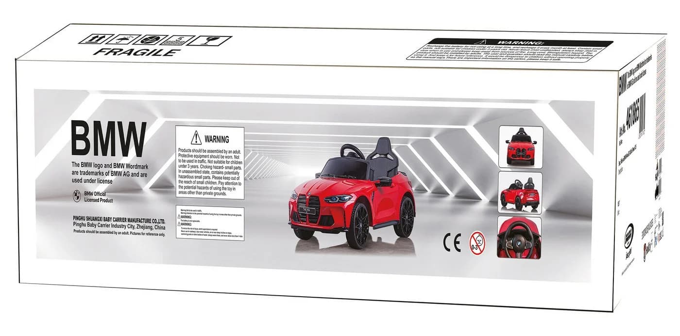 Jamara Elektro-Kinderauto Ride-on BMW M4 schwarz mit Fernsteuerung - Bild 3