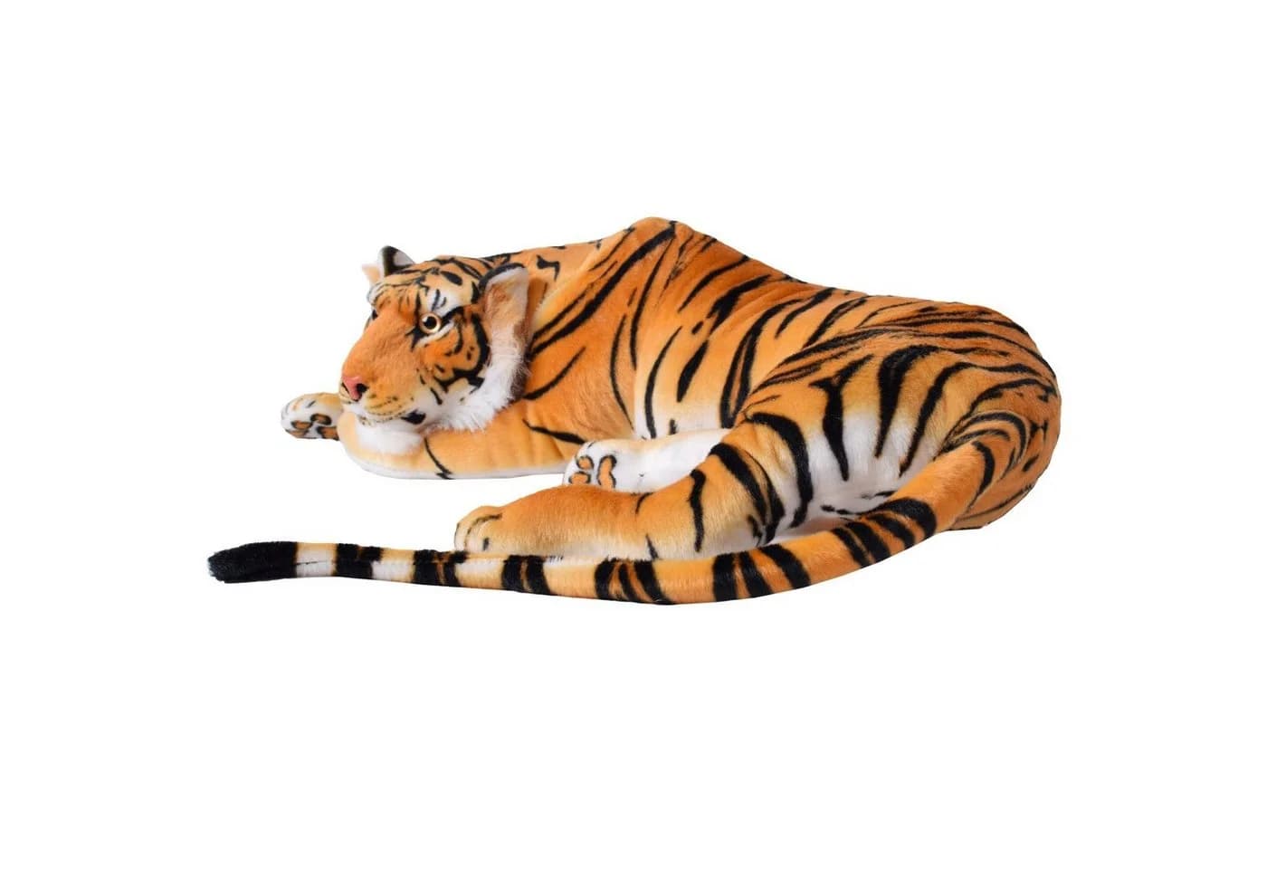 TE-Trend Kuscheltier Tiger 90cm XXL Plüschtier Raubkatze Großkatze Stofftier - Bild 3