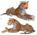TE-Trend Kuscheltier XXL 80cm Leopard Deko Plüschtier Großkatze Bild 2