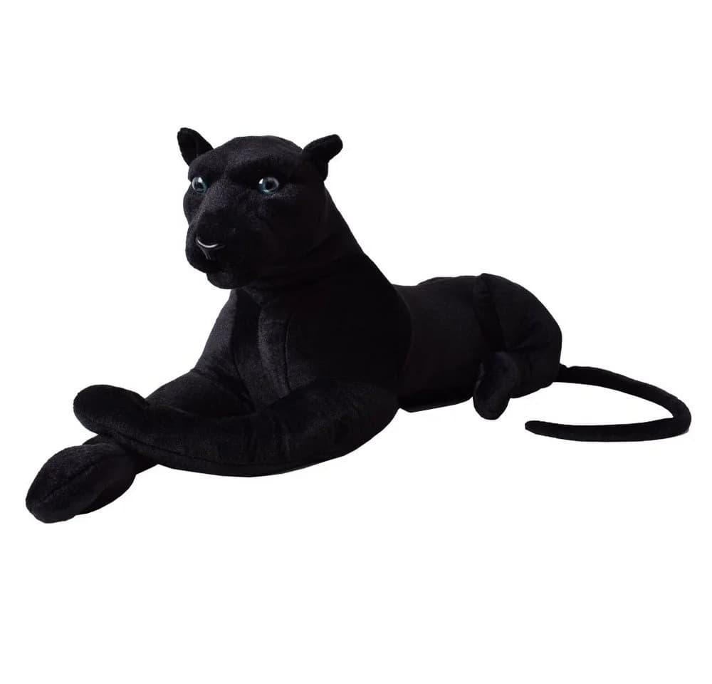 TE-Trend Kuscheltier Panther 80 cm XXL Plüschtier Schwarz
