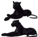 TE-Trend Kuscheltier Panther 80 cm XXL Plüschtier Schwarz Bild 2