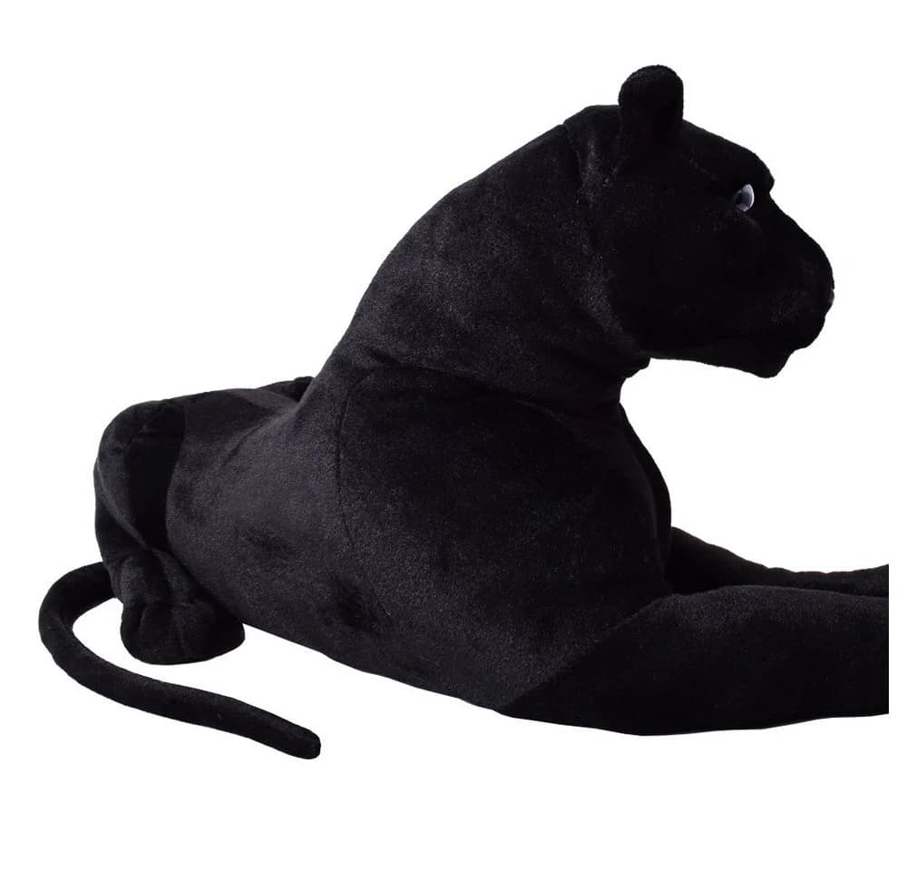 TE-Trend Kuscheltier Panther 80 cm XXL Plüschtier Schwarz - Bild 3