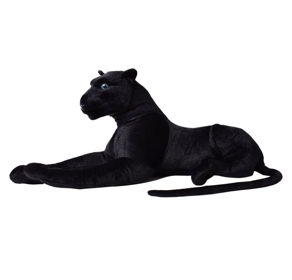 TE-Trend Kuscheltier Panther 80 cm XXL Plüschtier Schwarz - Bild 5