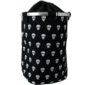 TE-Trend Wäschesammler 60L Faltbar Schwarz Skull Motiv Bild 2