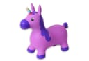 TE-Trend Hüpfpferd Einhorn Lila Kunststoff Bild 2