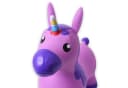 TE-Trend Hüpfpferd Einhorn Lila Kunststoff Bild 3