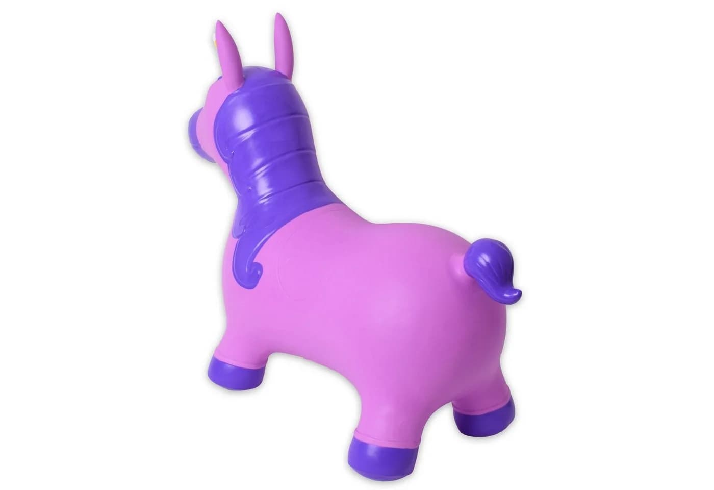 TE-Trend Hüpfpferd Einhorn Lila Kunststoff - Bild 5