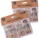 TE-DecoArt Deko-Glas 12 Stück Mini Glasflaschen Set Bild 2
