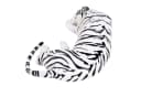 TE-Trend Kuscheltier Tiger 90cm XXL Deko Plüschtier Stofftiger Weiß Bild 3