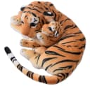 TE-Trend Kuscheltier Tiger mit Tigerbaby Deko Plüschtier Set 60cm Bild 3
