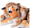 TE-Trend Kuscheltier Tiger mit Tigerbaby Deko Plüschtier Set 60cm Bild 4