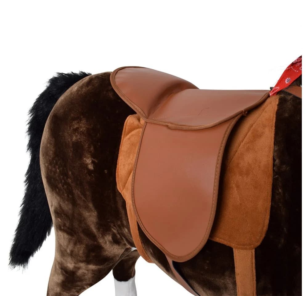 TE-Trend Reitpferd Braunes Stehpferd mit Soundmodul - Bild 3