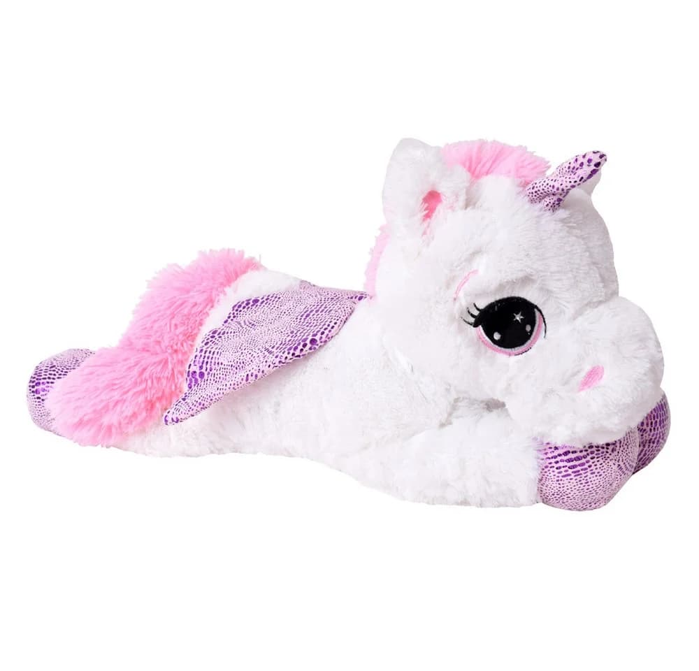 TE-Trend Kuscheltier Einhorn 45 cm Plüschtier weiß mit Glitzer - Bild 2