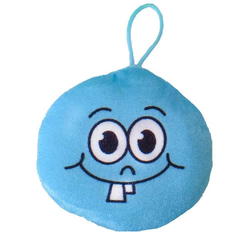 TE-Trend 6 Stück Mini Kissen Anhänger Smiley Bunt 10 cm - Bild 3
